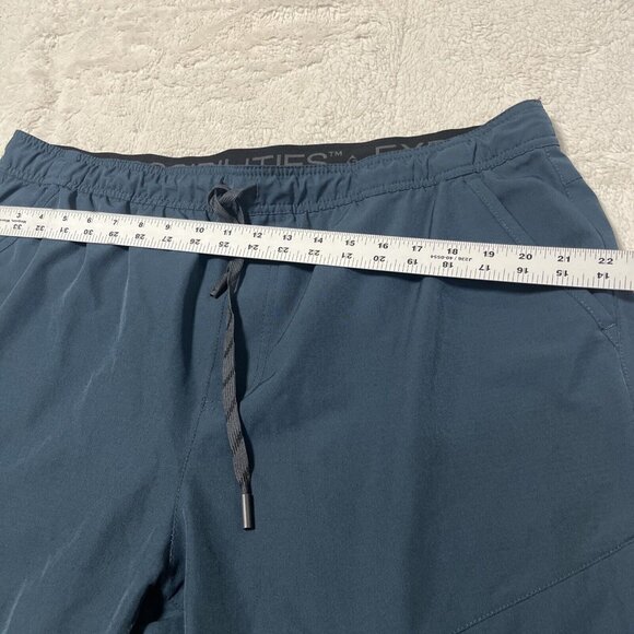 GERRY Men's Pull-On Trail Shorts Flat Front Stretch Blue - Size XXL - Picture 3 of 12